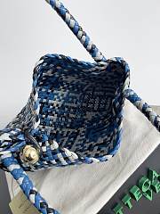 Bottega Veneta Tosca Blue Caro Shoulder Bag - 27x18x8cm - 2