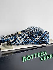 Bottega Veneta Tosca Blue Caro Shoulder Bag - 27x18x8cm - 4