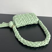 Bottega Veneta Fesh Mint Kalimero Citta Shoulder Bag - 25x18x5.5cm - 4