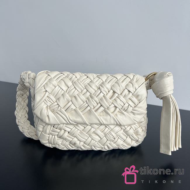 Bottega Veneta Bone Kalimero Citta Shoulder Bag - 25x18x5.5cm - 1