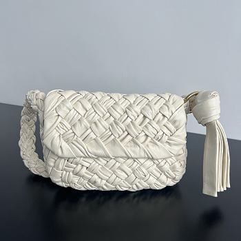 Bottega Veneta Bone Kalimero Citta Shoulder Bag - 25x18x5.5cm