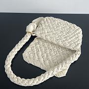 Bottega Veneta Bone Kalimero Citta Shoulder Bag - 25x18x5.5cm - 3