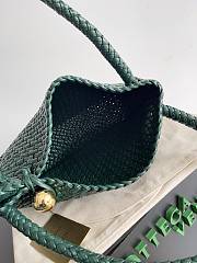 Bottega Veneta Emerald Green Tosca Shoulder Bag - 27x18x9cm - 2