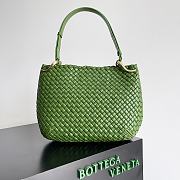 Bottega Veneta Clicker In Green Shoulder Bag A685724 - 38x25x10cm - 1