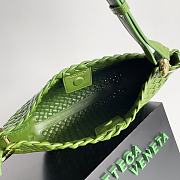 Bottega Veneta Clicker In Green Shoulder Bag A685724 - 38x25x10cm - 5