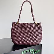 Bottega Veneta Small Clicker In Burbundy Shoulder Bag A685733 - 38x25x10cm - 1