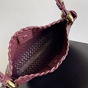 Bottega Veneta Small Clicker In Burbundy Shoulder Bag A685733 - 38x25x10cm - 6