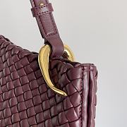 Bottega Veneta Small Clicker In Burbundy Shoulder Bag A685733 - 38x25x10cm - 3