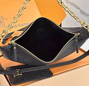 LV Loop Hobo Black Monogram Empreinte Leather M46725 - 38x26x10cm - 3