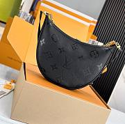 LV Loop Hobo Black Monogram Empreinte Leather M46725 - 38x26x10cm - 5