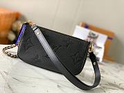 LV Multi Pochette Accessoires Black M80399 - 25x14.5x4.5cm - 3