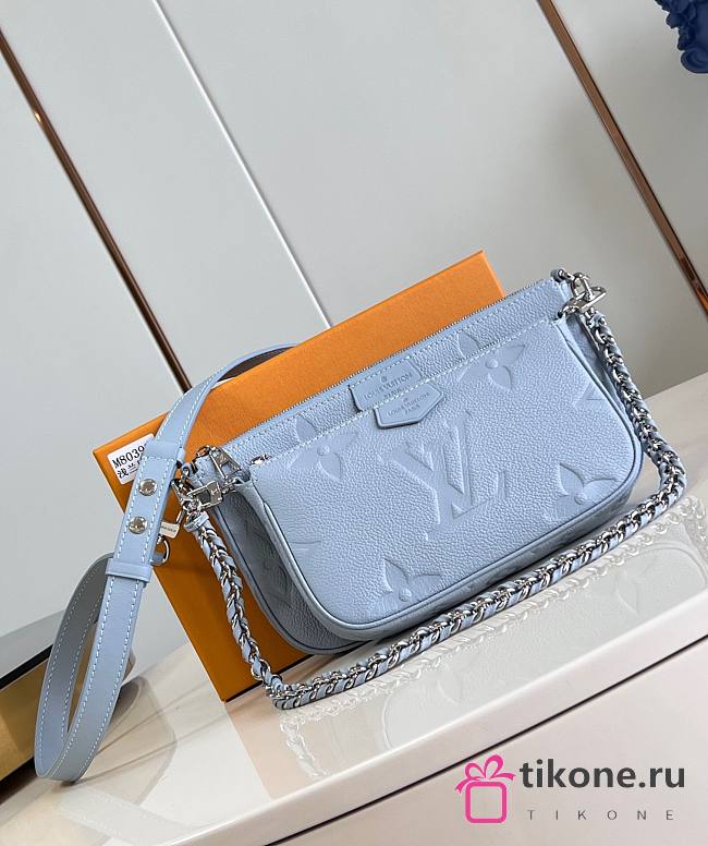 LV Multi Pochette Accessoires Blue Washed M47173 - 25x14.5x4.5cm - 1