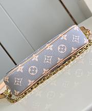 LV Wallet on Chain Ivy Trianon Gray M12778 - 23.5x1 x4.3cm - 4