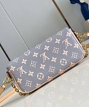 LV Wallet on Chain Ivy Trianon Gray M12778 - 23.5x1 x4.3cm - 2