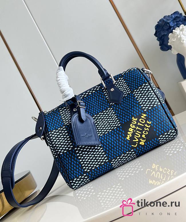 Louis Vuitton N40691 Speedy In Blue - 25x15x15cm - 1