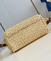 LV Twist West Raffia M25030 - 23.5x12x7cm - 5