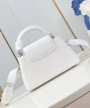 LV Capucines East-West Mini Optical White M24671 - 22x12x8cm - 5