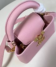 LV Capucines East-West Mini Rose Jasmin M24671 - 22x12x8cm - 4