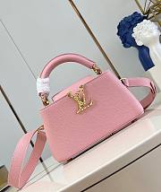 LV Capucines East-West Mini Rose Jasmin M24671 - 22x12x8cm - 5