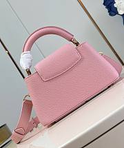 LV Capucines East-West Mini Rose Jasmin M24671 - 22x12x8cm - 2