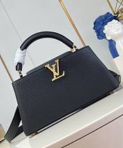 LV Capucines East-West MM Black M24664 - 33x19x9cm - 1