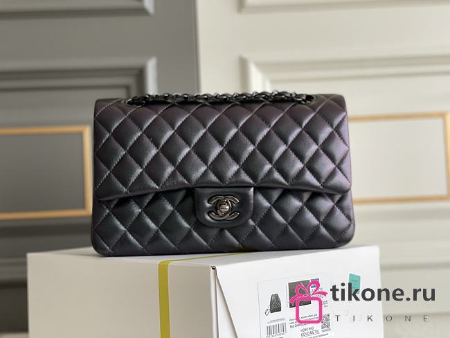 Chanel Classic Black Caviar Black Hardware Bag 15.5×25.5×6.5cm - 1