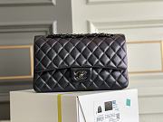 Chanel Classic Black Caviar Black Hardware Bag 15.5×25.5×6.5cm - 1