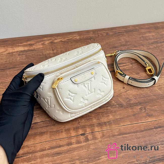 LV Mini Bumbag Monogram Empreinte Leather Cream - 17x12x9.5cm - 1