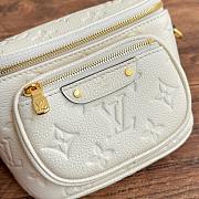 LV Mini Bumbag Monogram Empreinte Leather Cream - 17x12x9.5cm - 5