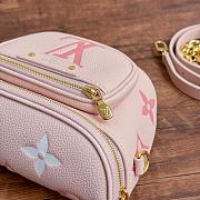 LV Mini Bumbag Bicolor Monogram Empreinte Leather Pink - 17x12x9.5cm - 4