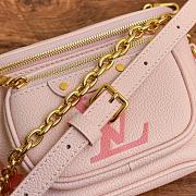 LV Mini Bumbag Bicolor Monogram Empreinte Leather Pink - 17x12x9.5cm - 3