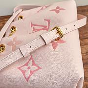 LV Bundle Monogram Empreinte Leather Pink M46492 - 28x20x11.5cm - 6