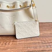 LV Bundle Monogram Empreinte Leather Cream M25452 - 28x20x11.5cm - 2