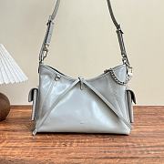 LV CarryAll Cargo PM Gris Trianon Lambskin M24861 - 33.5x23x15cm - 6