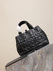 Small Dior Toujours Bag Black Graphic Cannage Calfskin - 23×15×15cm - 5