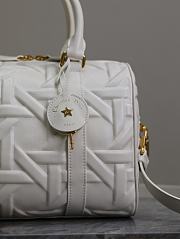 Dior Groove 25 White Graphic Cannage Calfskin - 25x19x16cm - 2