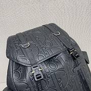 Dior Hit The Road Backpack Gravity Leather Black - 43x43x18cm  - 2