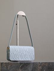 Miss Dior Flap Bag Pale Blue Quilted Miss Dior Allover Calfskin - 22x11x6cm - 5