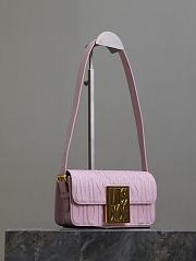 Miss Dior Flap Bag Pale Pink Quilted Miss Dior Allover Calfskin - 22x11x6cm - 4