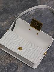 Miss Dior Flap Bag White Quilted Miss Dior Allover Calfskin - 22x11x6cm - 5