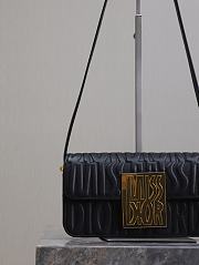 Miss Dior Flap Bag Black Quilted Miss Dior Allover Calfskin - 22x11x6cm - 6