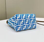 Fendi Mini Roll Light blue FF Jacquard Mini Bag Light Blue - 15.5x13x11cm - 6