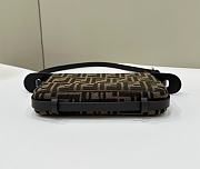 Simply Fendi Mini Brown FF Jacquard Fabric Mini Bag - 22x13x4.5cm - 6