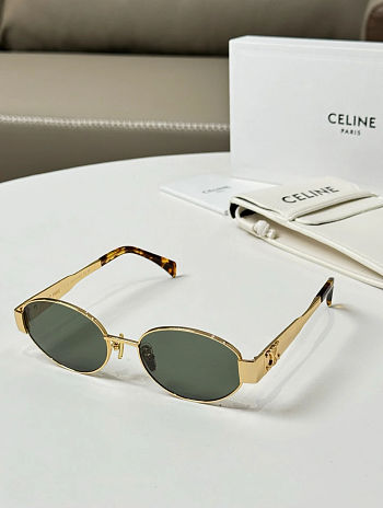 Cartier Eyewear Ovale Sonnenbrille Triomphe Metal