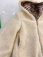 Burberry Fleece Jacket in Beige Kid - 5