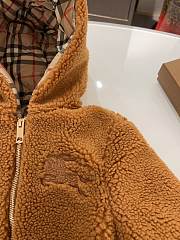 Burberry Fleece Jacket in Frosted Brown Kid - 3