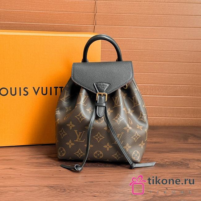 LV Montsouris BB Backpack Black M45516 - 17x10.5x20cm - 1