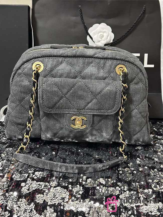 Chanel Chanel Bowling Bag Denim - 33cm - 1