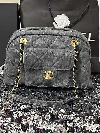 Chanel Chanel Bowling Bag Denim - 33cm