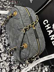 Chanel Chanel Bowling Bag Denim - 33cm - 6